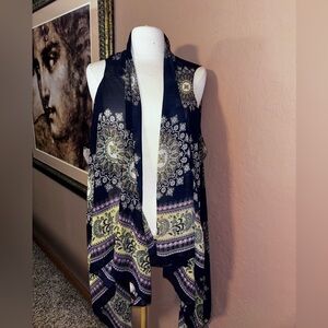 Elegant Multicolor Patterned one size Shawl